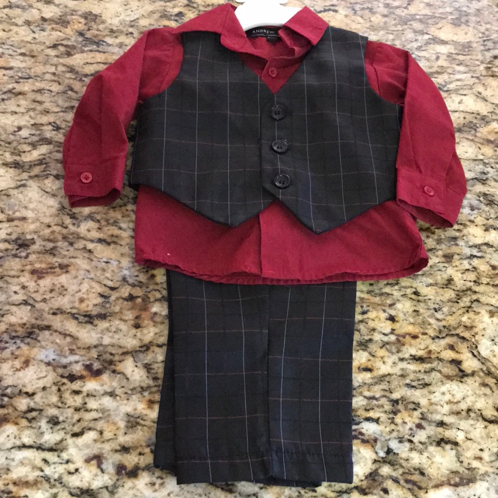 Infant 3 piece suit by AndrewFezza size 3/6 M